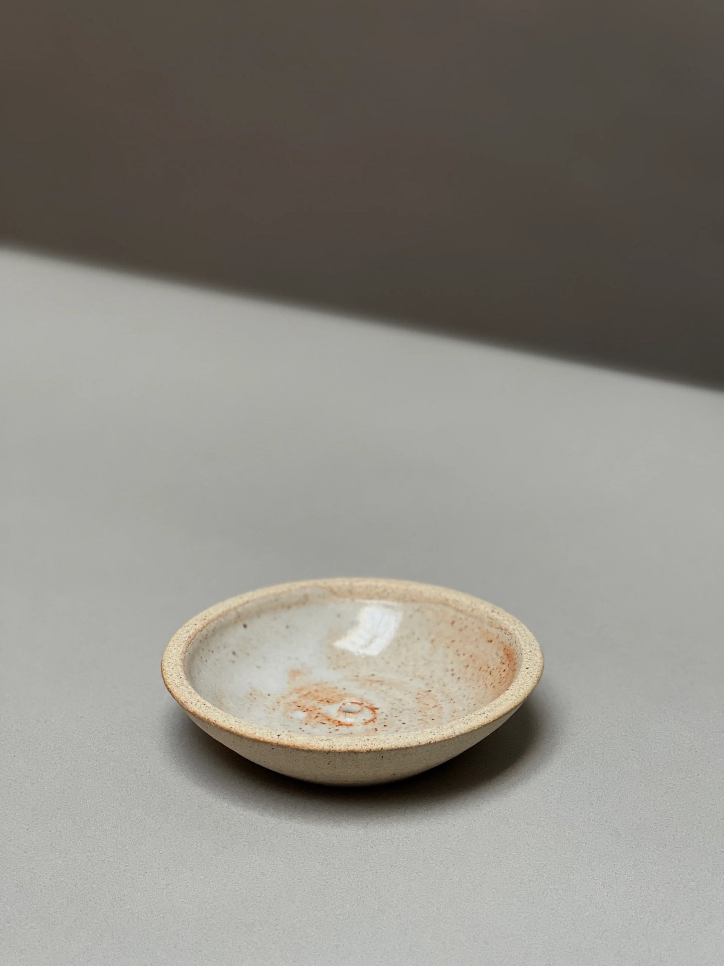 stoneware incense stick holder