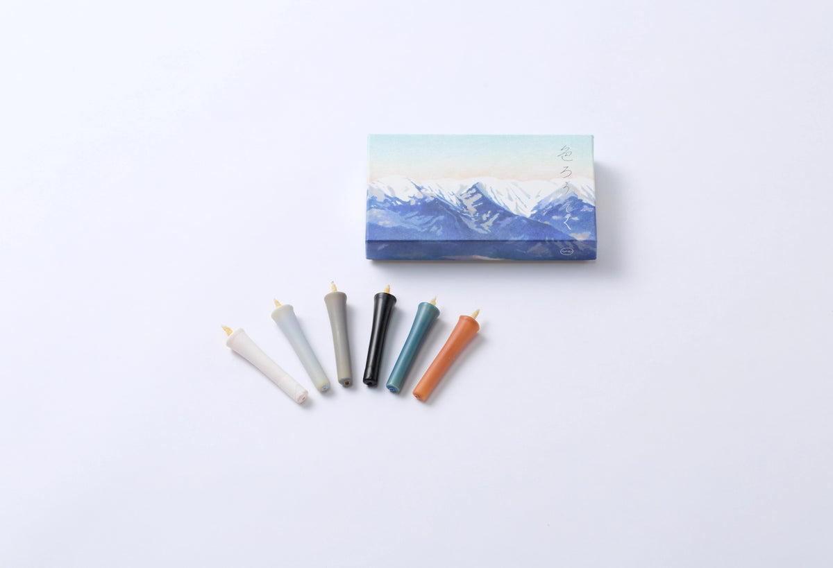 warosoku - four seasons candles - set of 6