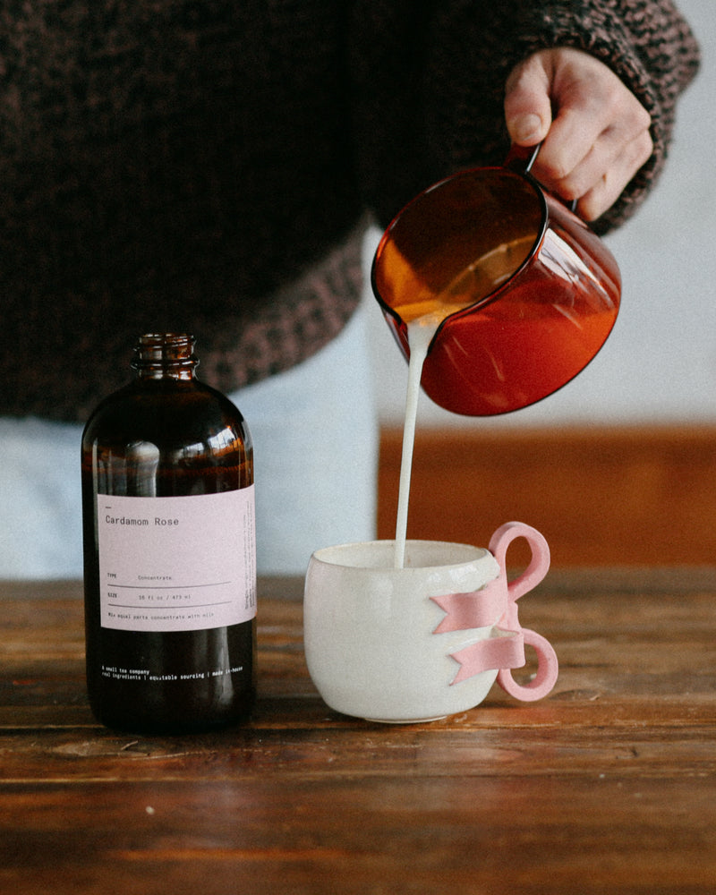 cardamom rose tea concentrate