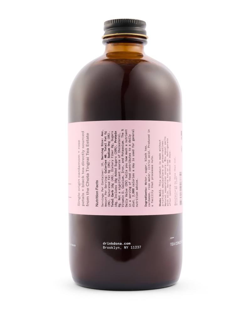 cardamom rose tea concentrate