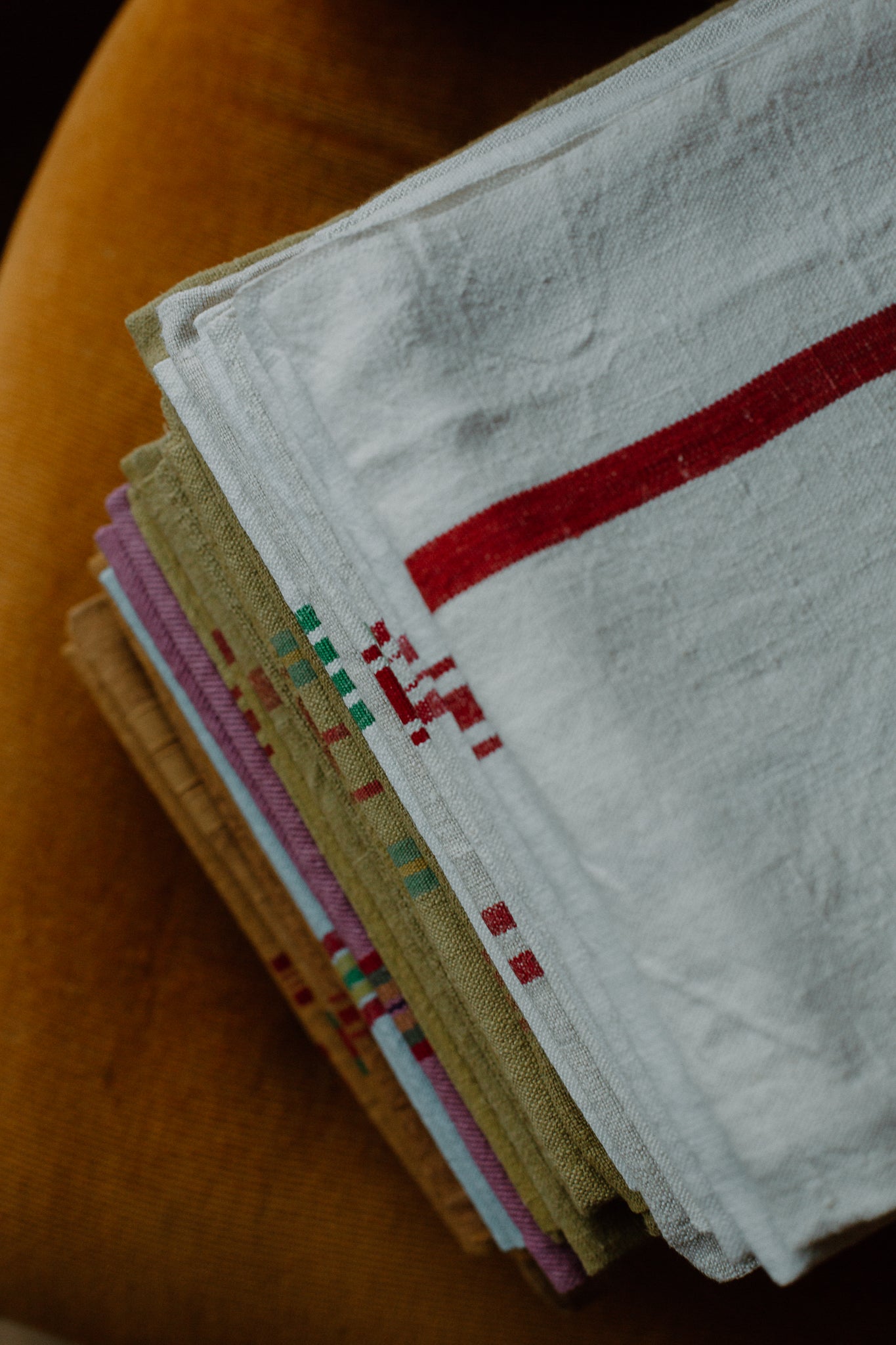 antique french tea towel