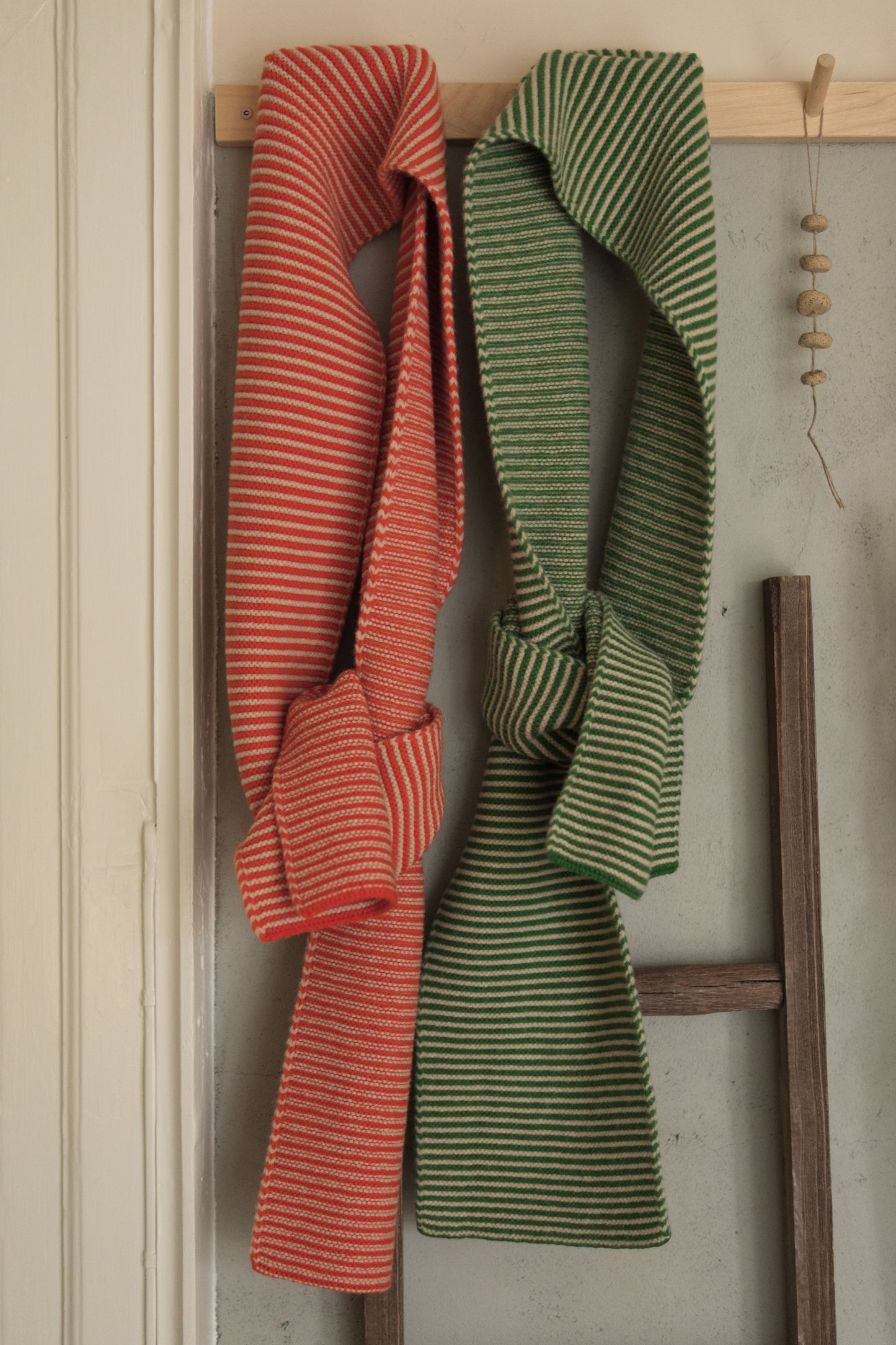 large garter stitch scarf