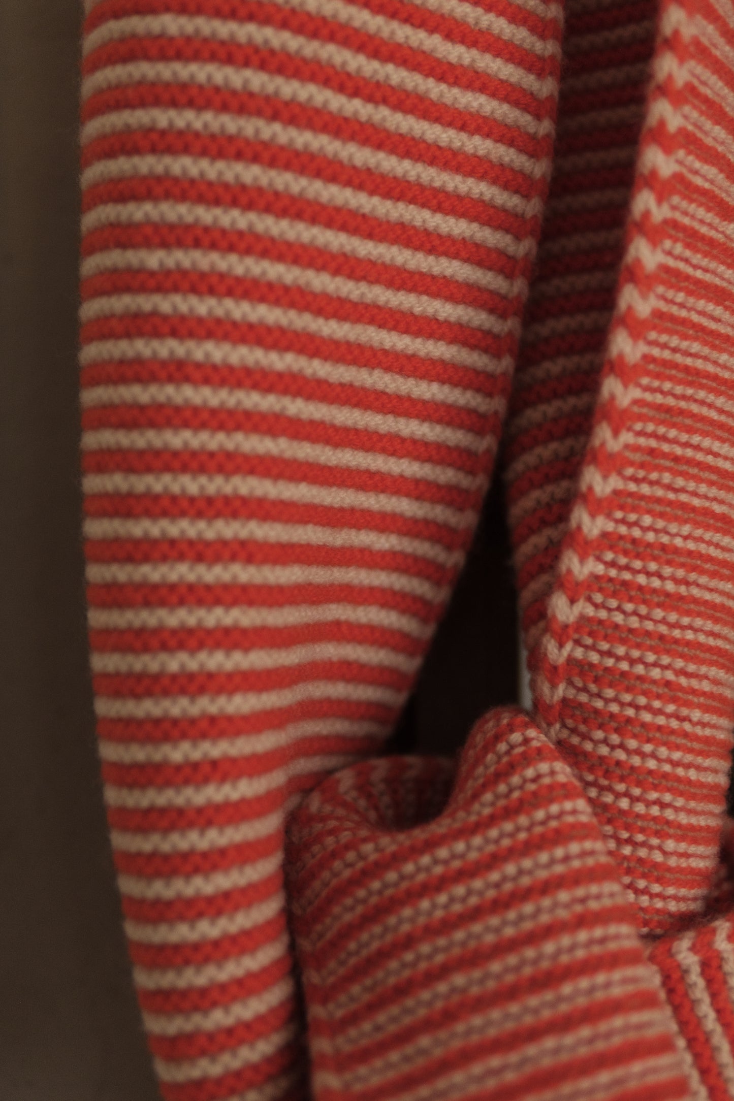 large garter stitch scarf