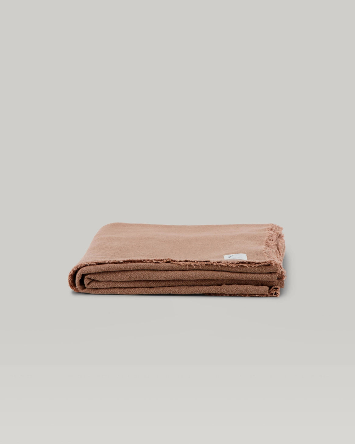 french raw linen throw/tablecloth/curtain - 170x250cm - poudre
