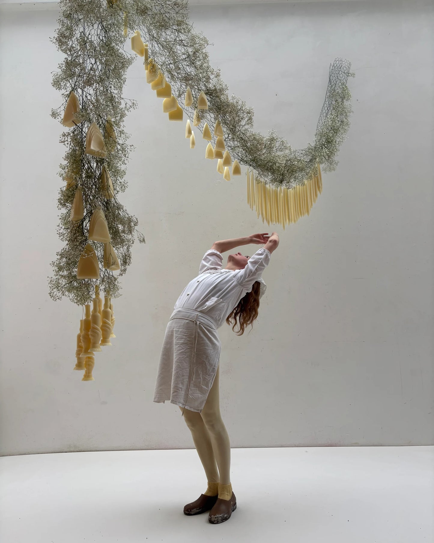 hand-dipped tapered dinner candle