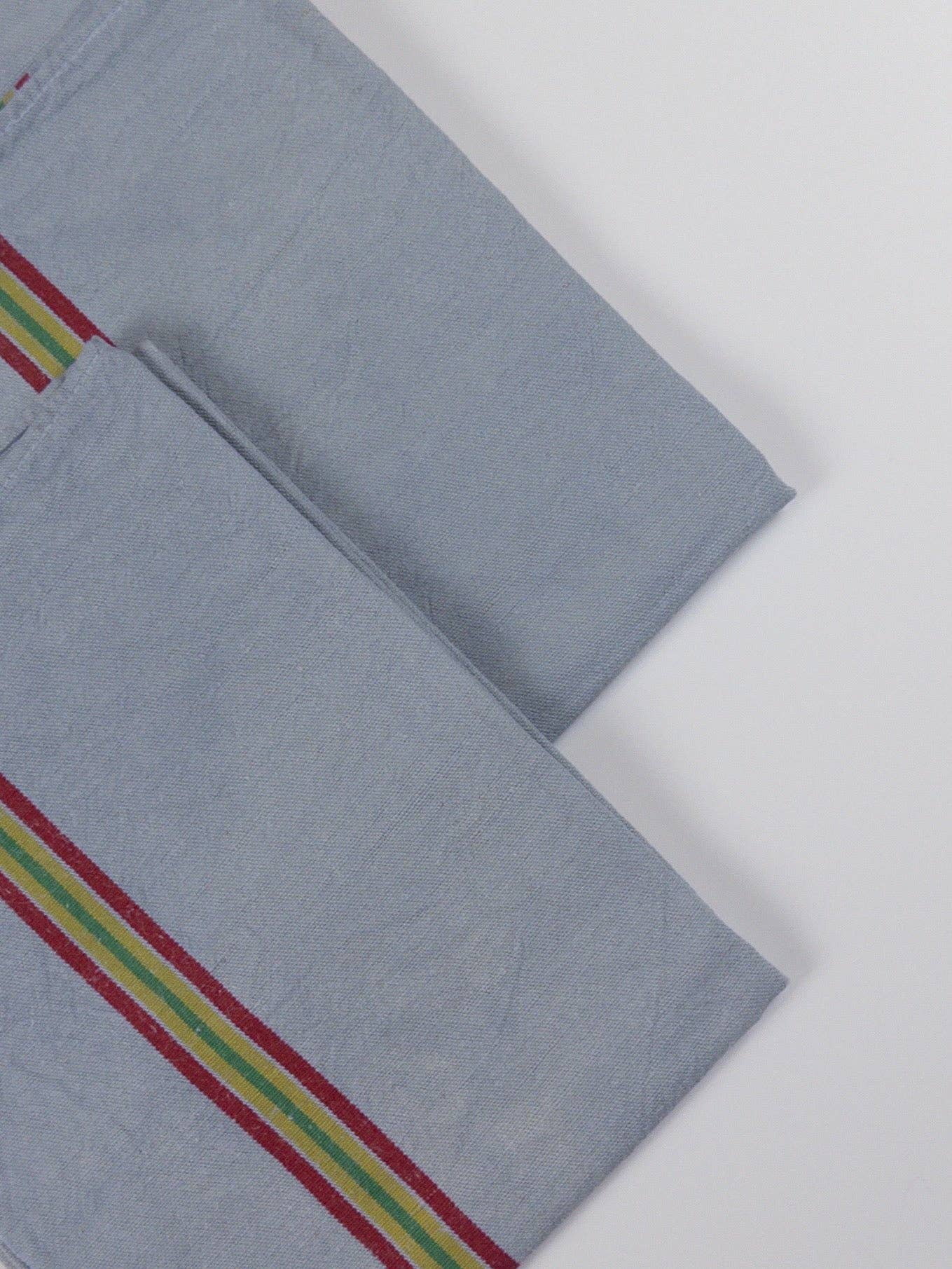 vintage antique striped tea towel