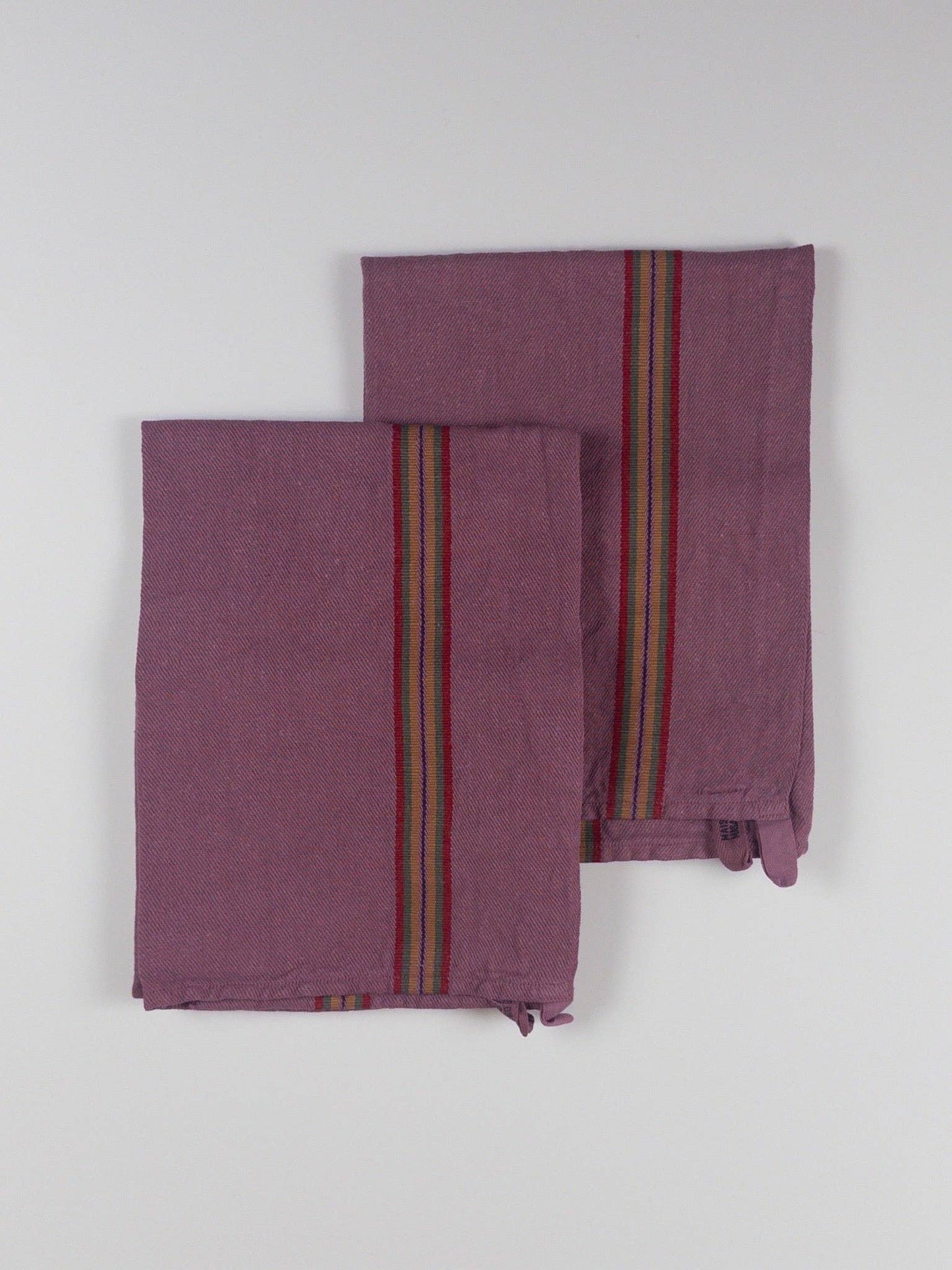 vintage antique striped tea towel