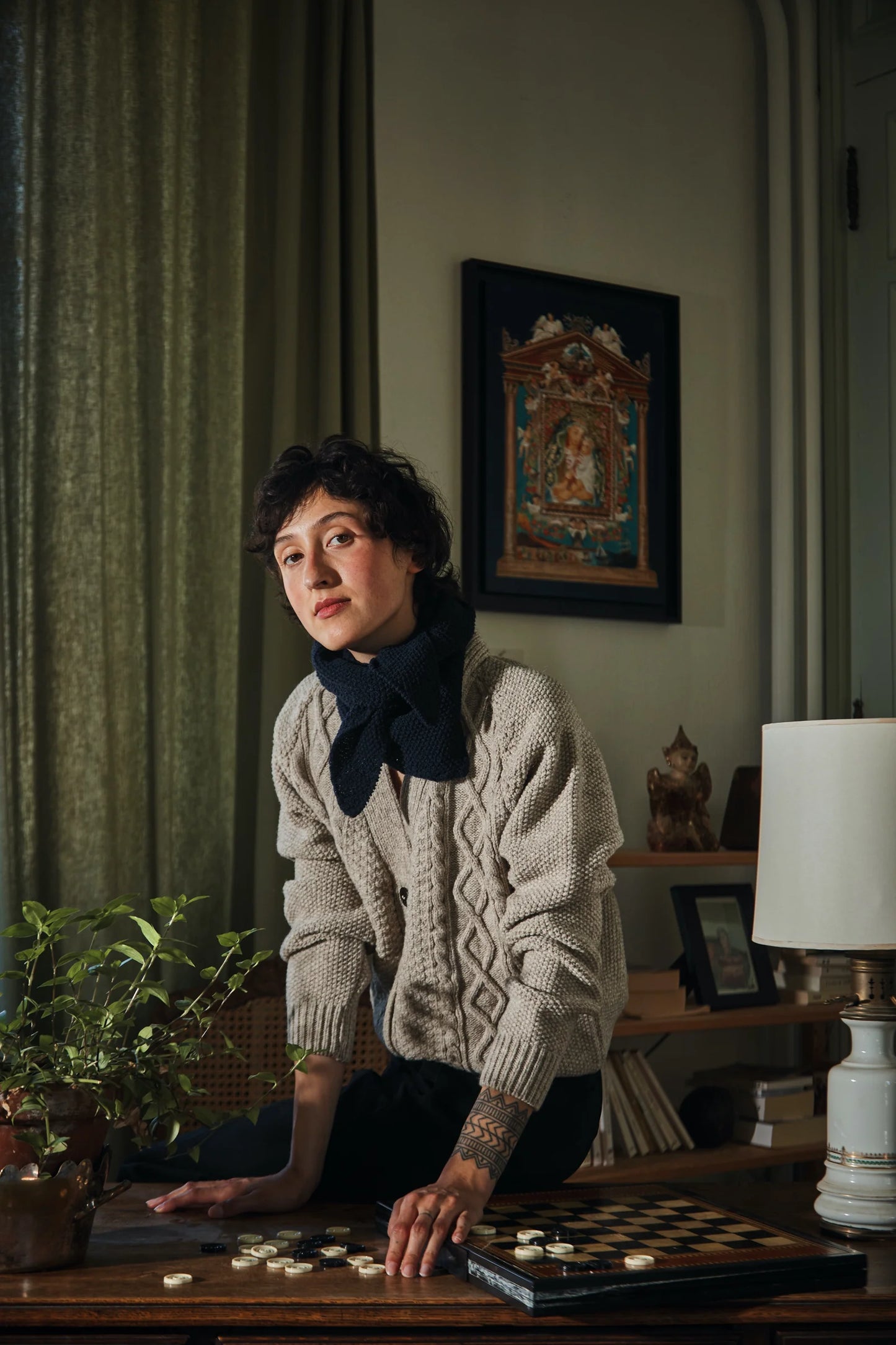 hortense wool bandana