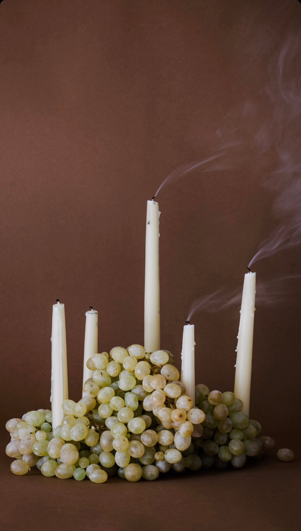 piano tapered candle