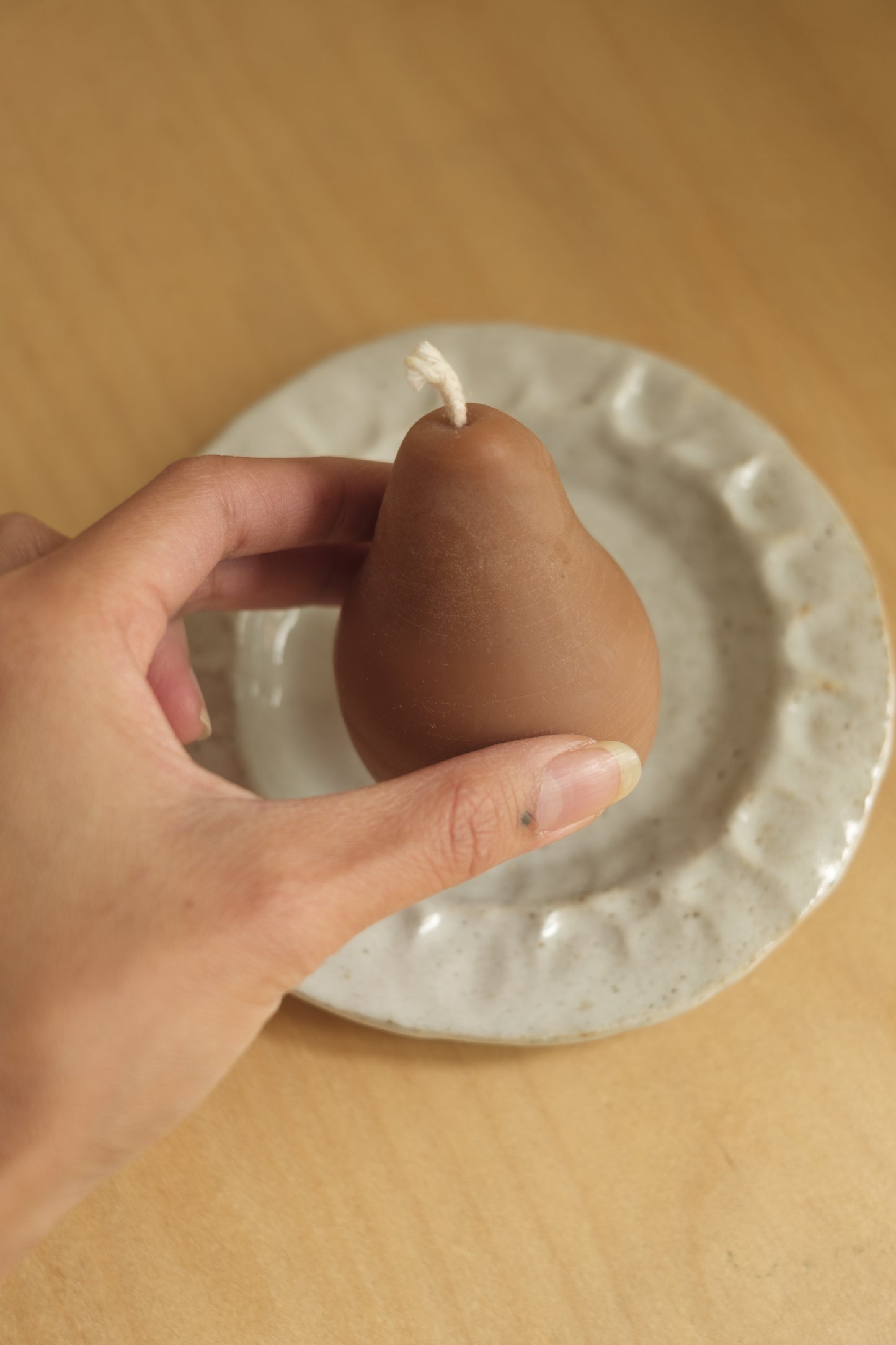 pear shaped candle