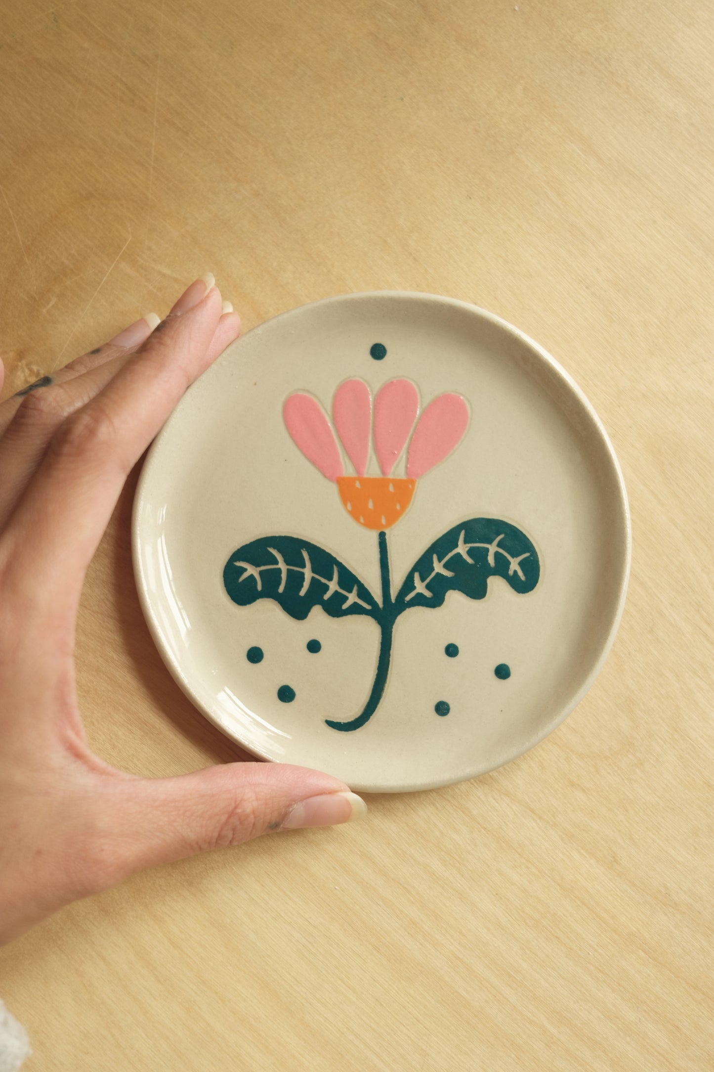 echinacea mini plate