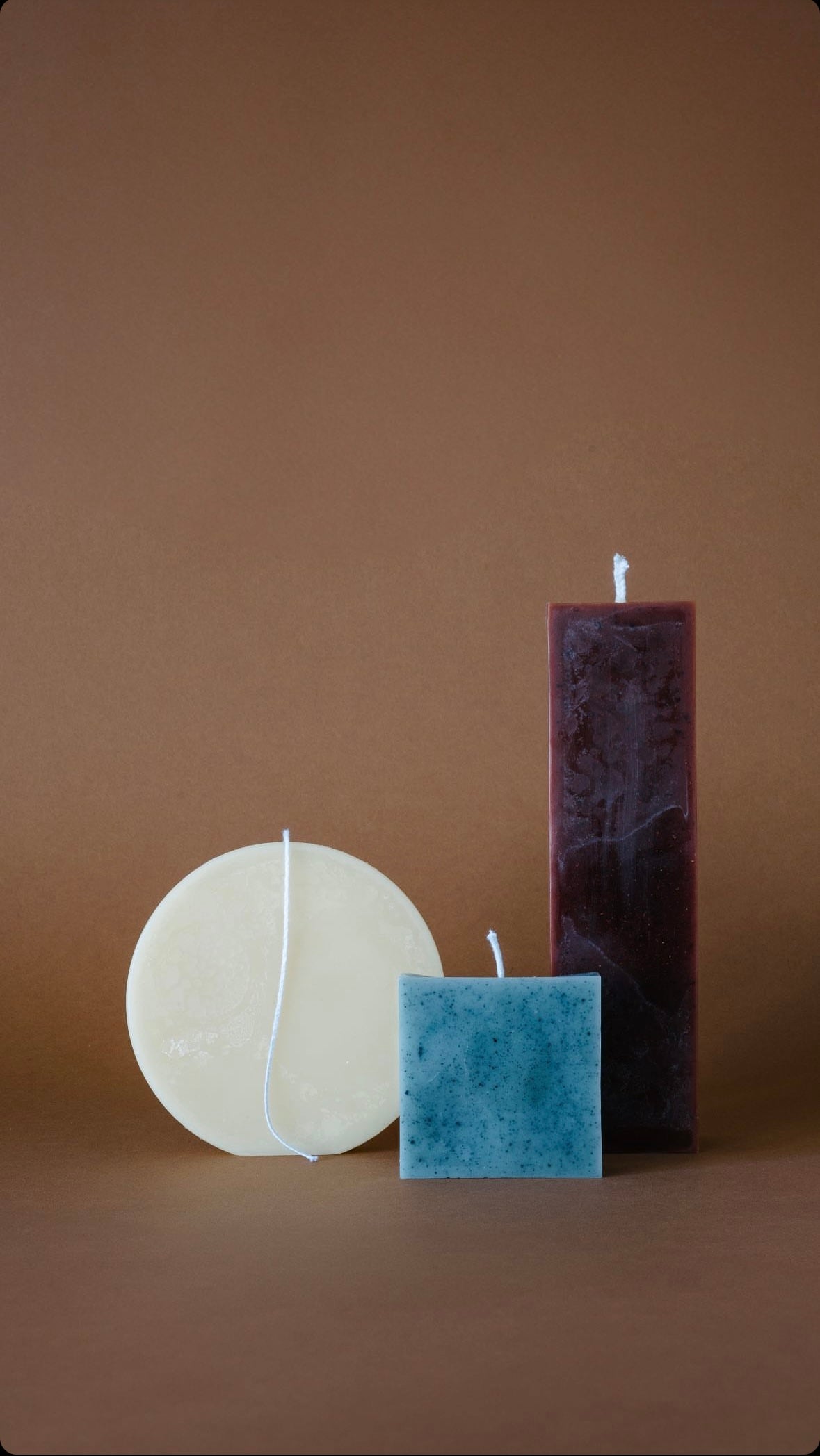 square block candle