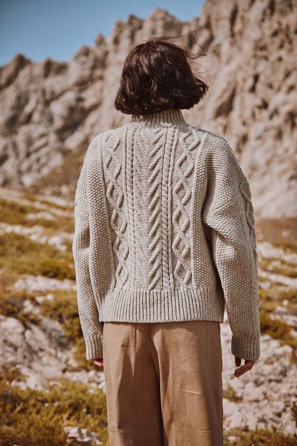 pre-order: gwenaelle merino wool turtleneck sweater