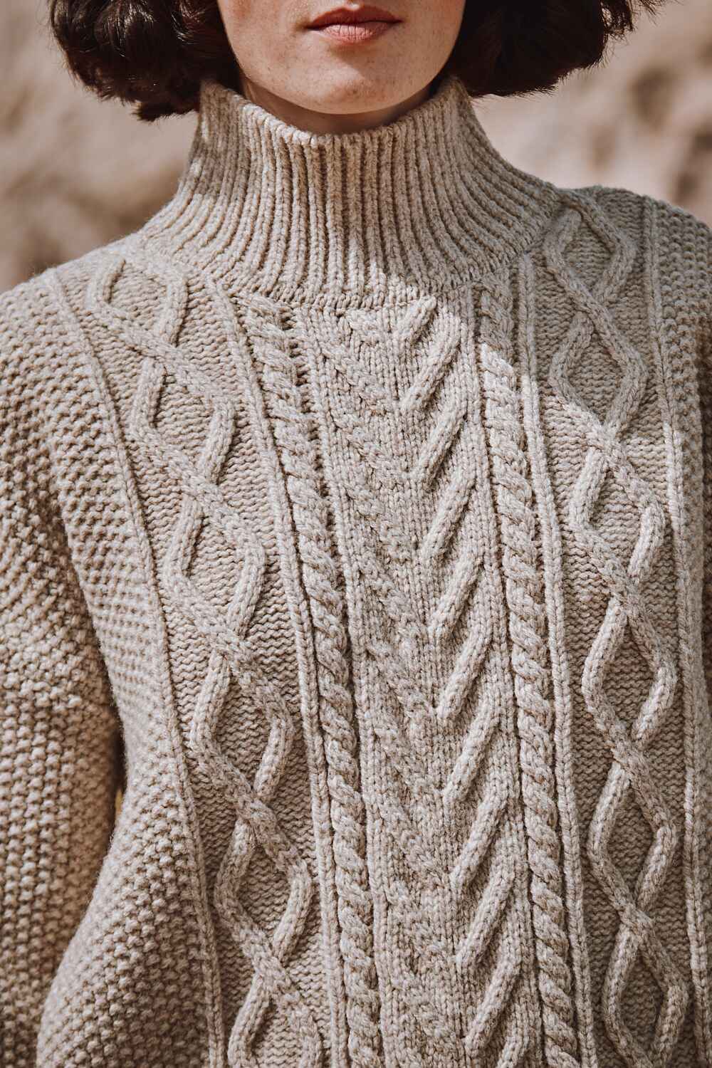 pre-order: gwenaelle merino wool turtleneck sweater