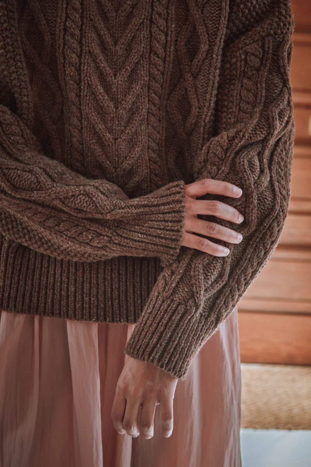 pre-order: gwenaelle merino wool turtleneck sweater
