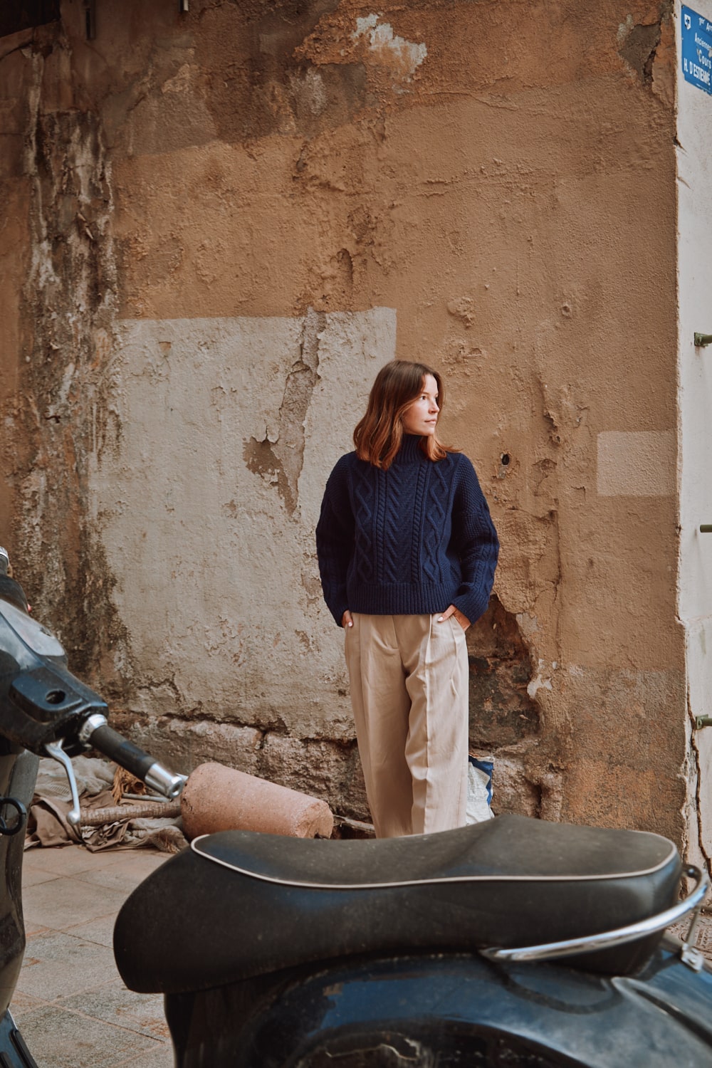 pre-order: gwenaelle merino wool turtleneck sweater