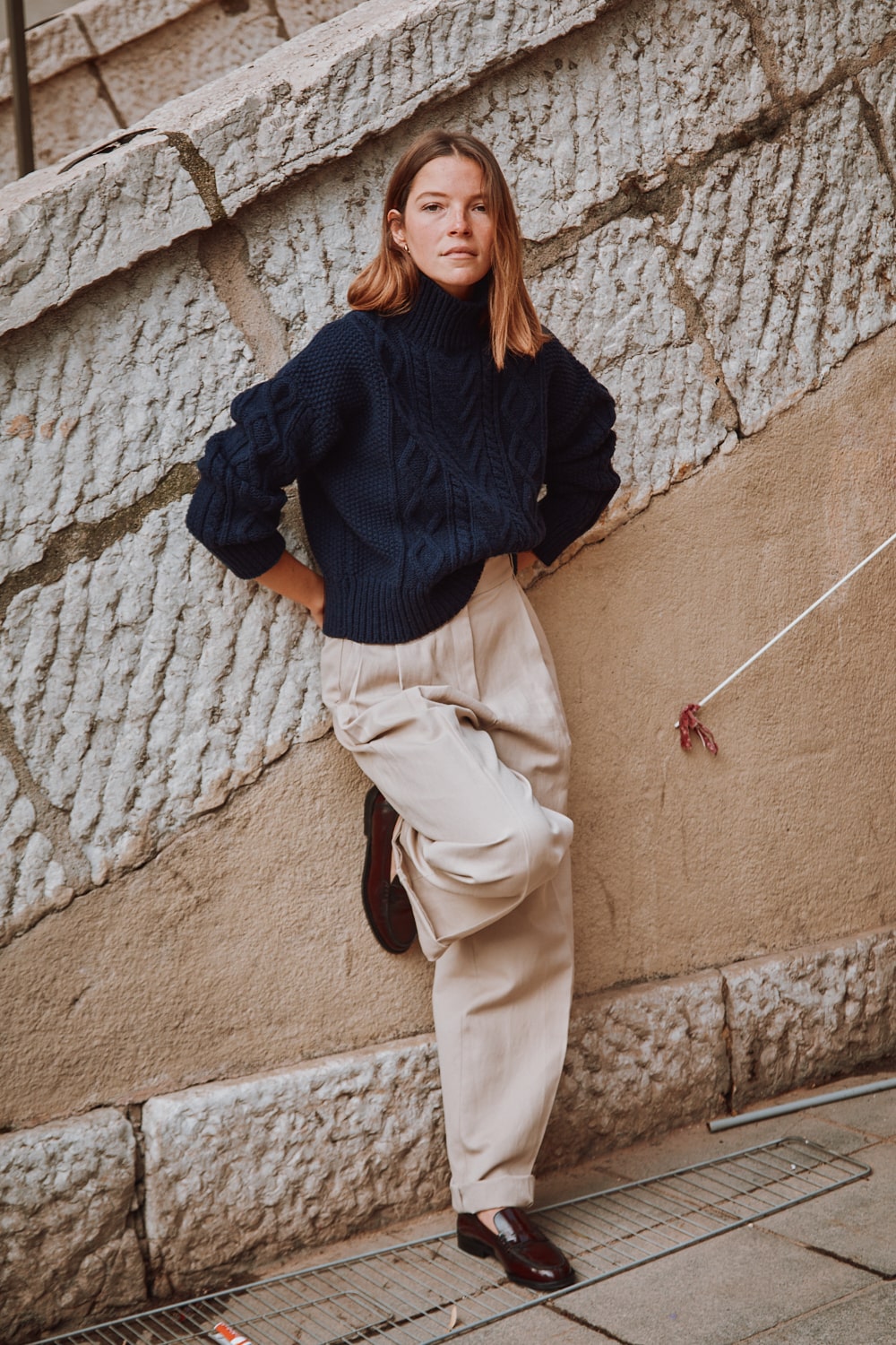 pre-order: gwenaelle merino wool turtleneck sweater