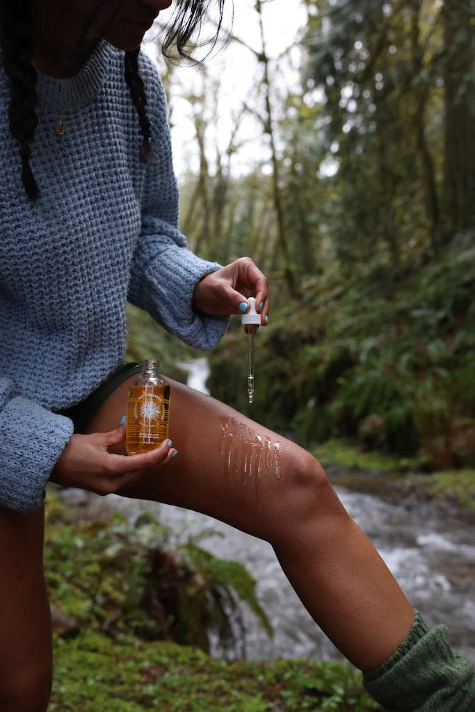 golden body oil