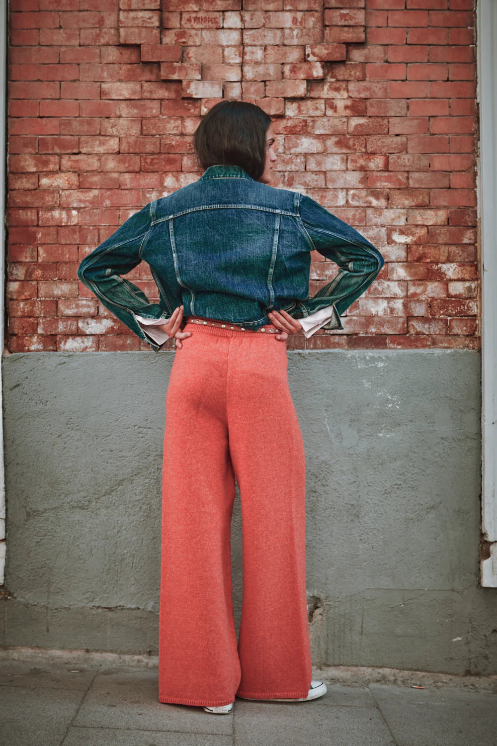 pre-order: helene knit pants in merino wool