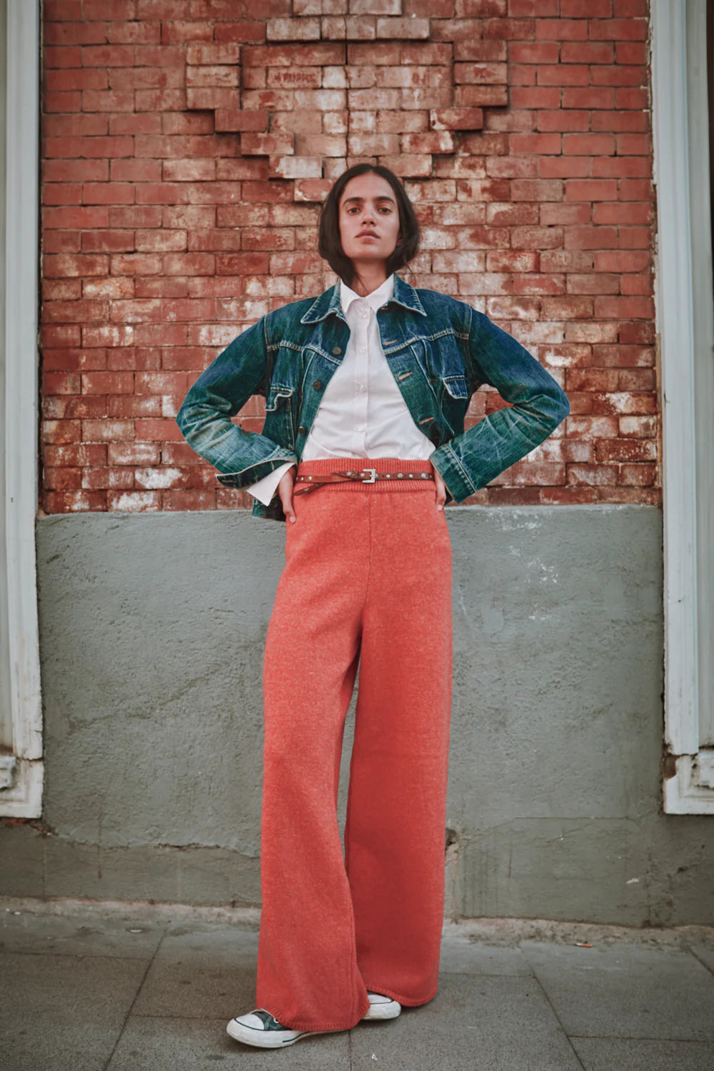 pre-order: helene knit pants in merino wool