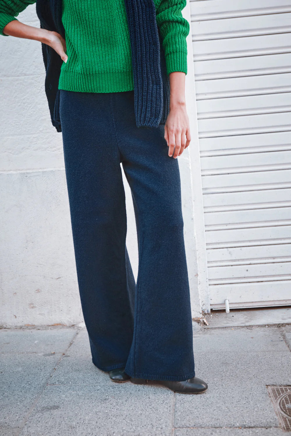 pre-order: helene knit pants in merino wool