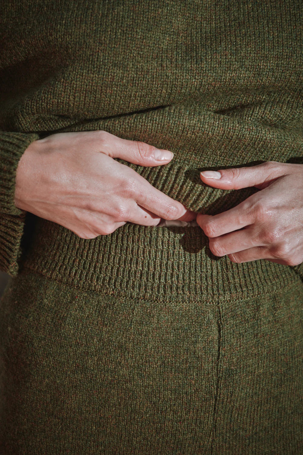 pre-order: helene knit pants in merino wool