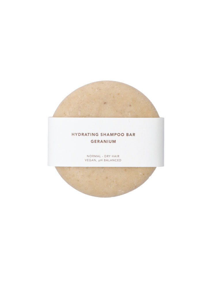 hydrating geranium shampoo bar