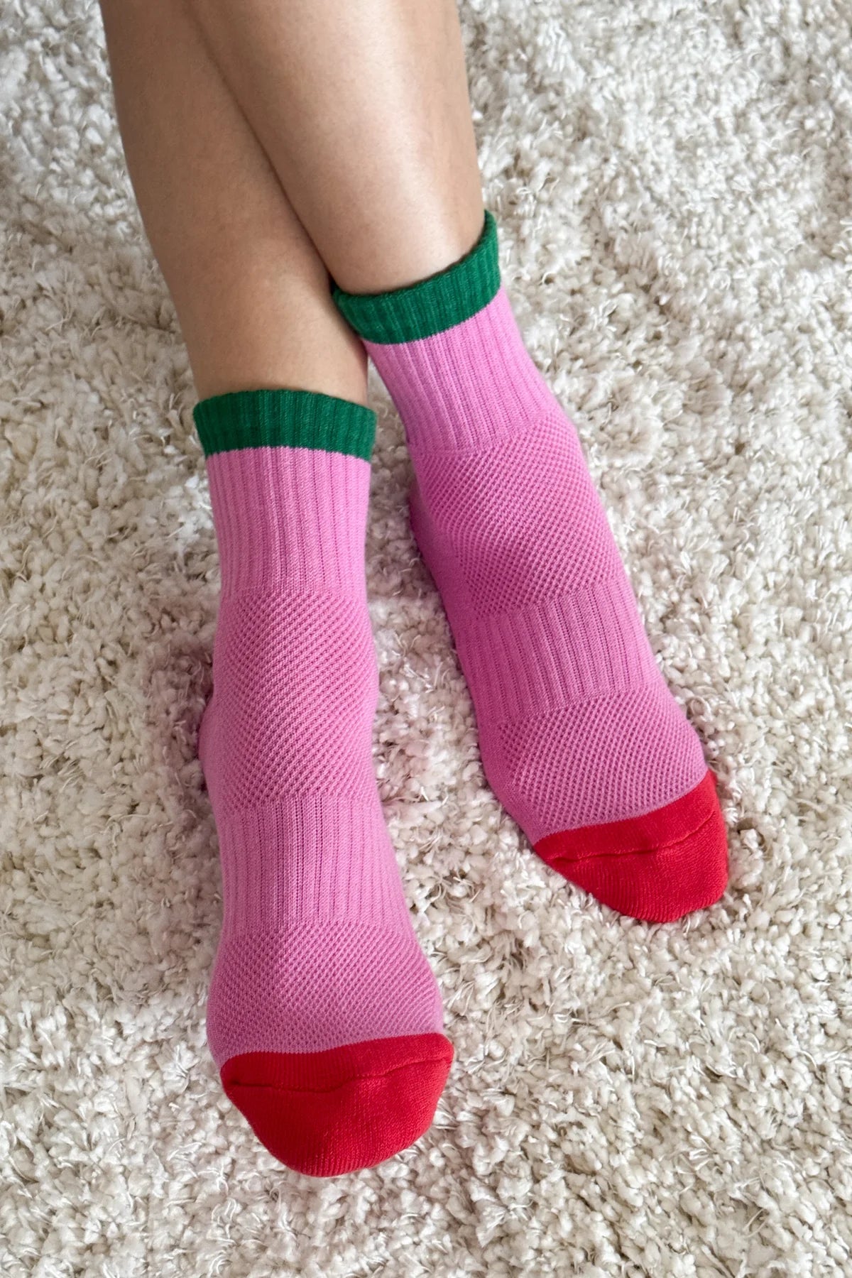 color block girlfriend socks