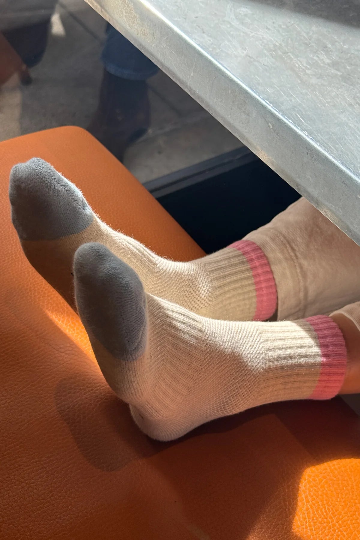 color block girlfriend socks