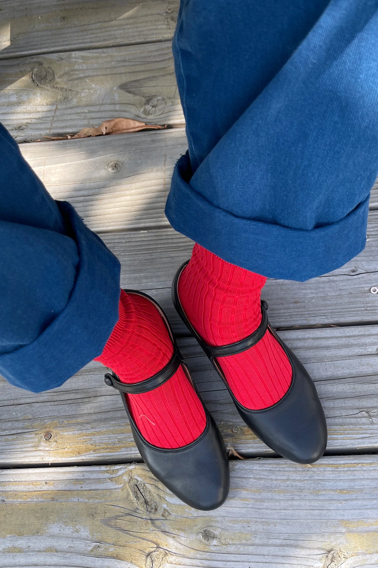 her socks
