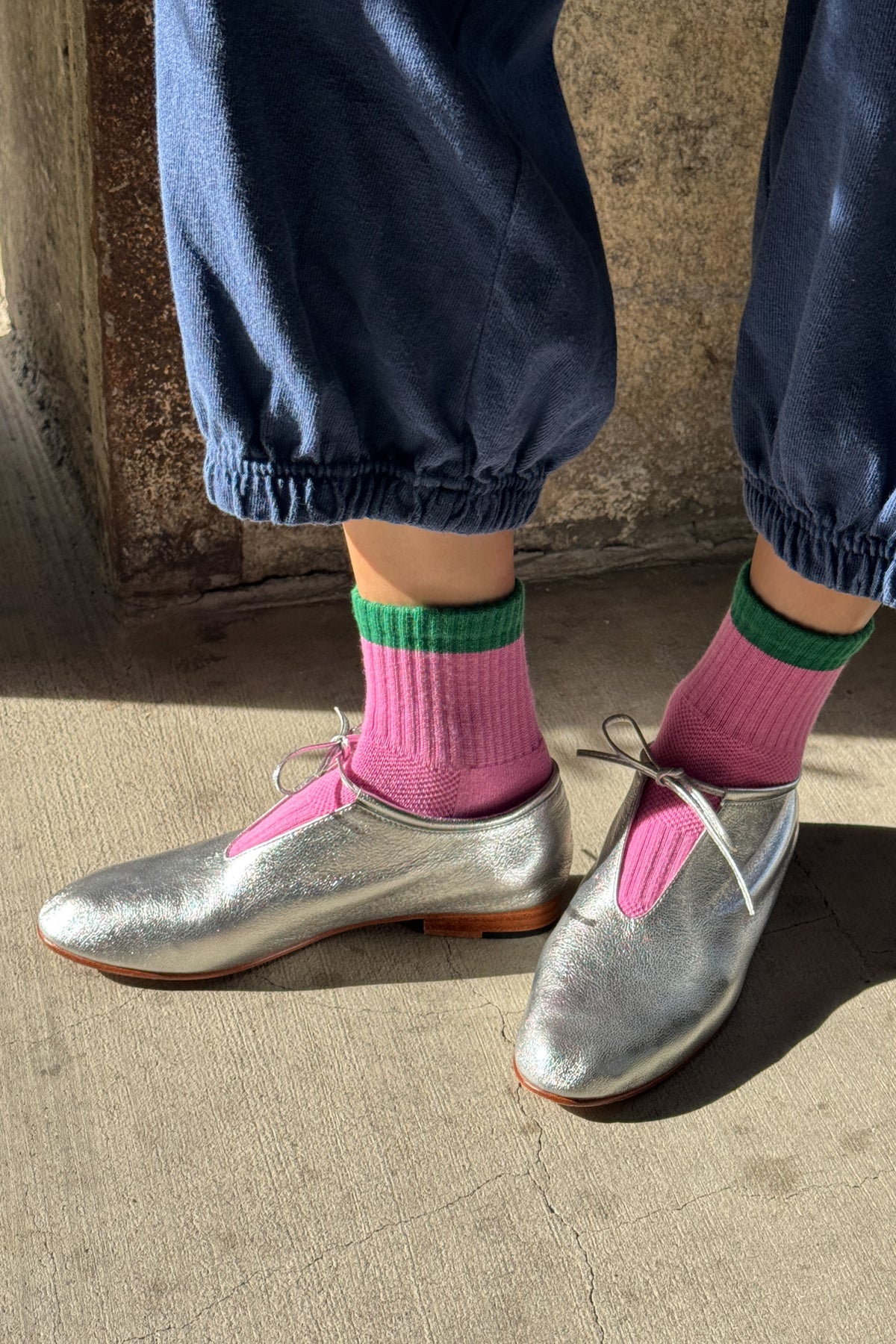 color block girlfriend socks