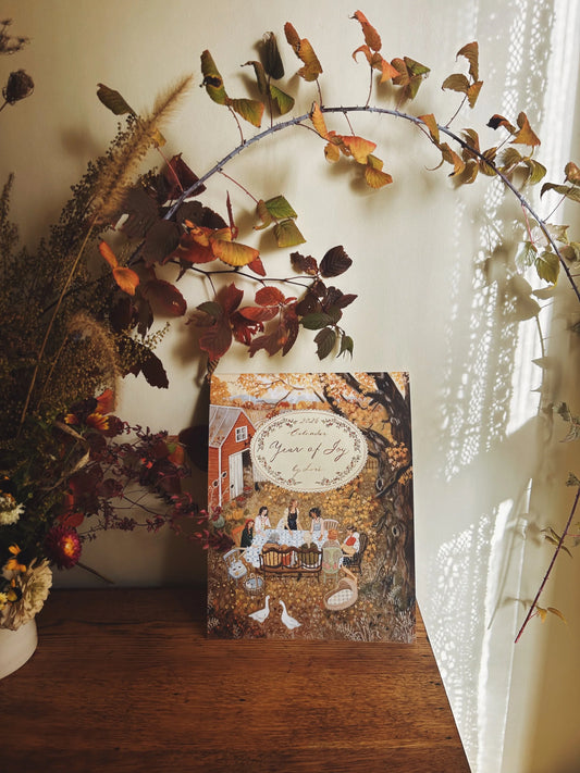 pre-order: year of joy 2026 calendar by 28.10.2025