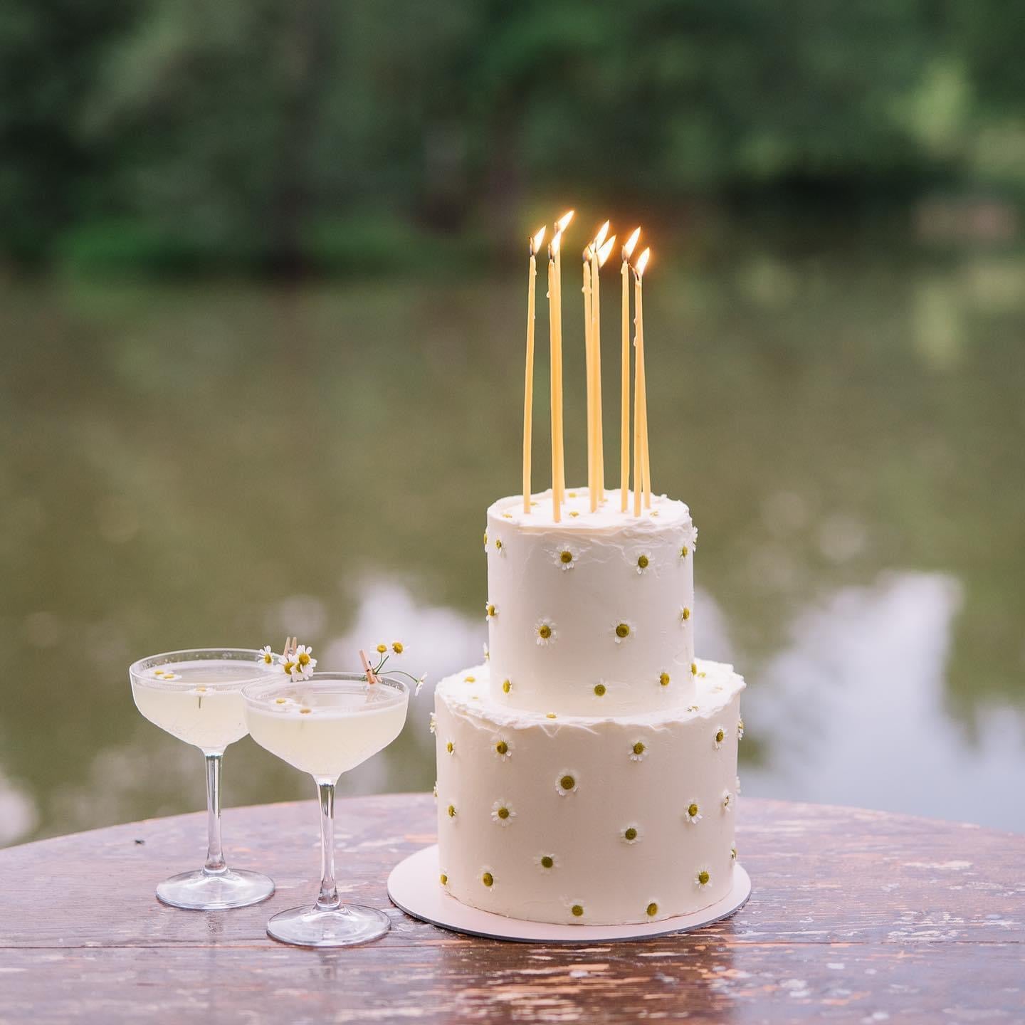 birthday candle set of 2