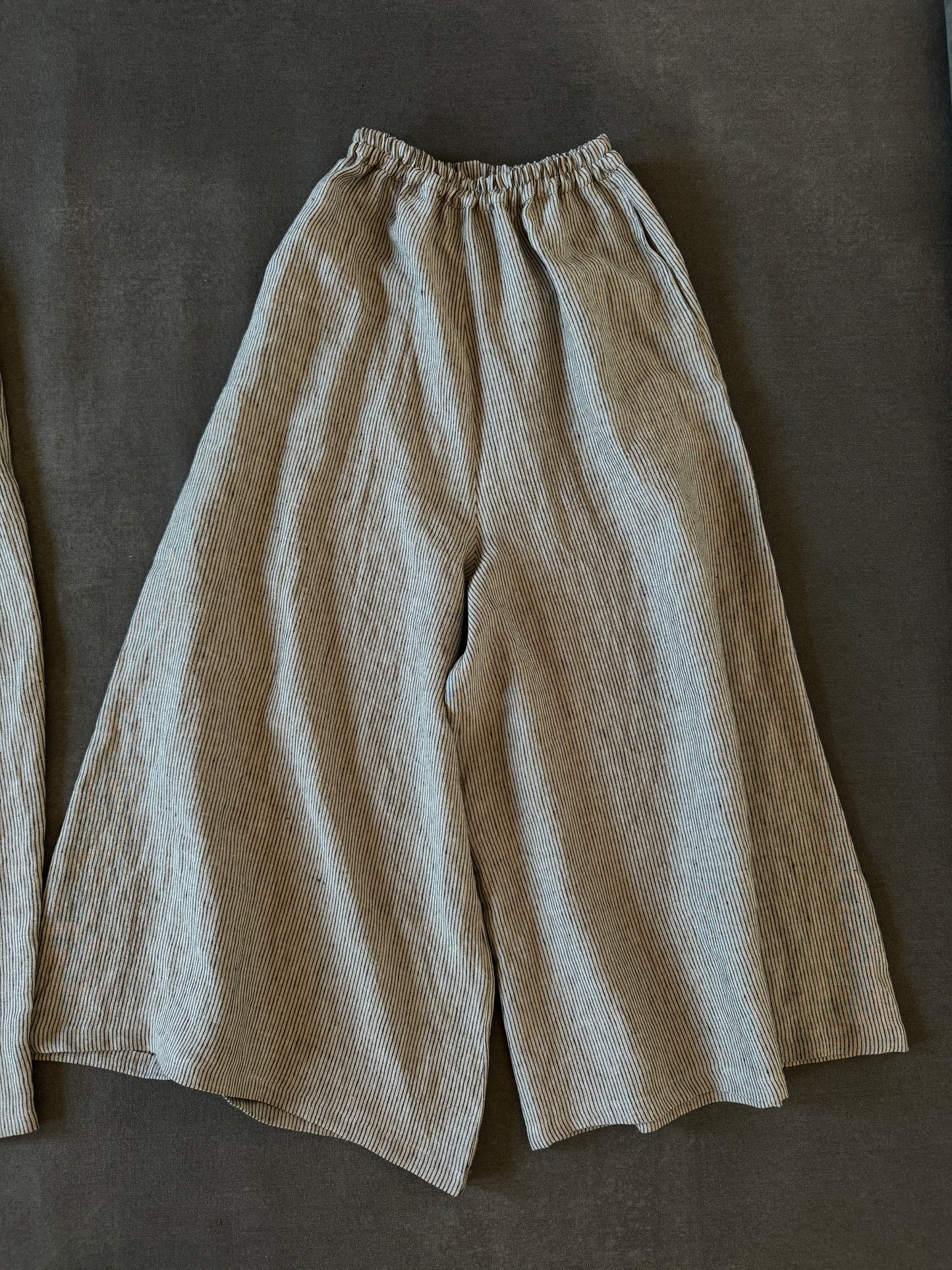 pre-order noor wide leg linen pants