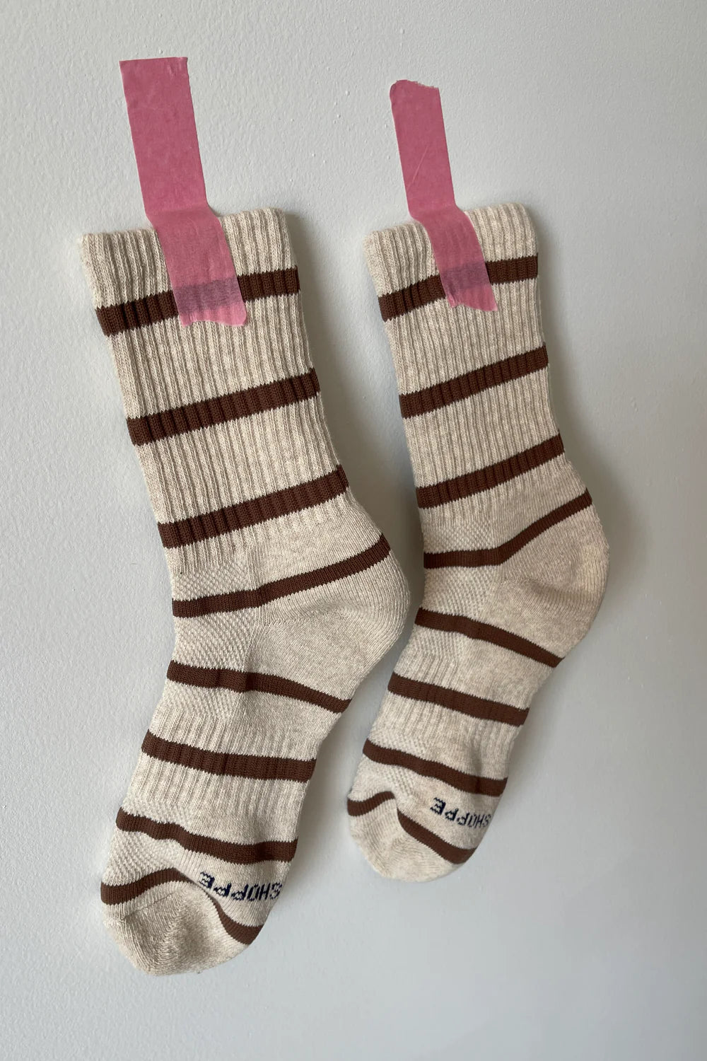 striped boyfriend socks