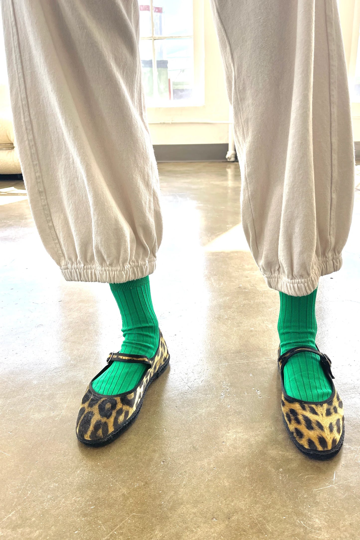 her socks