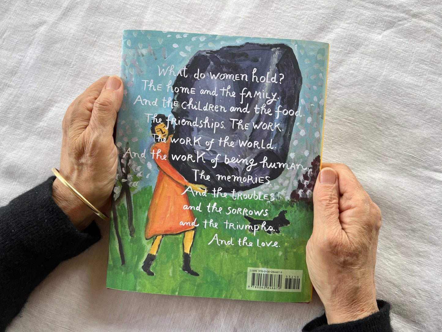 women holding things - by maira kalman