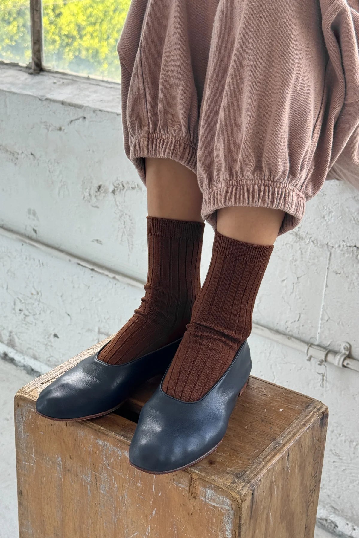 her socks