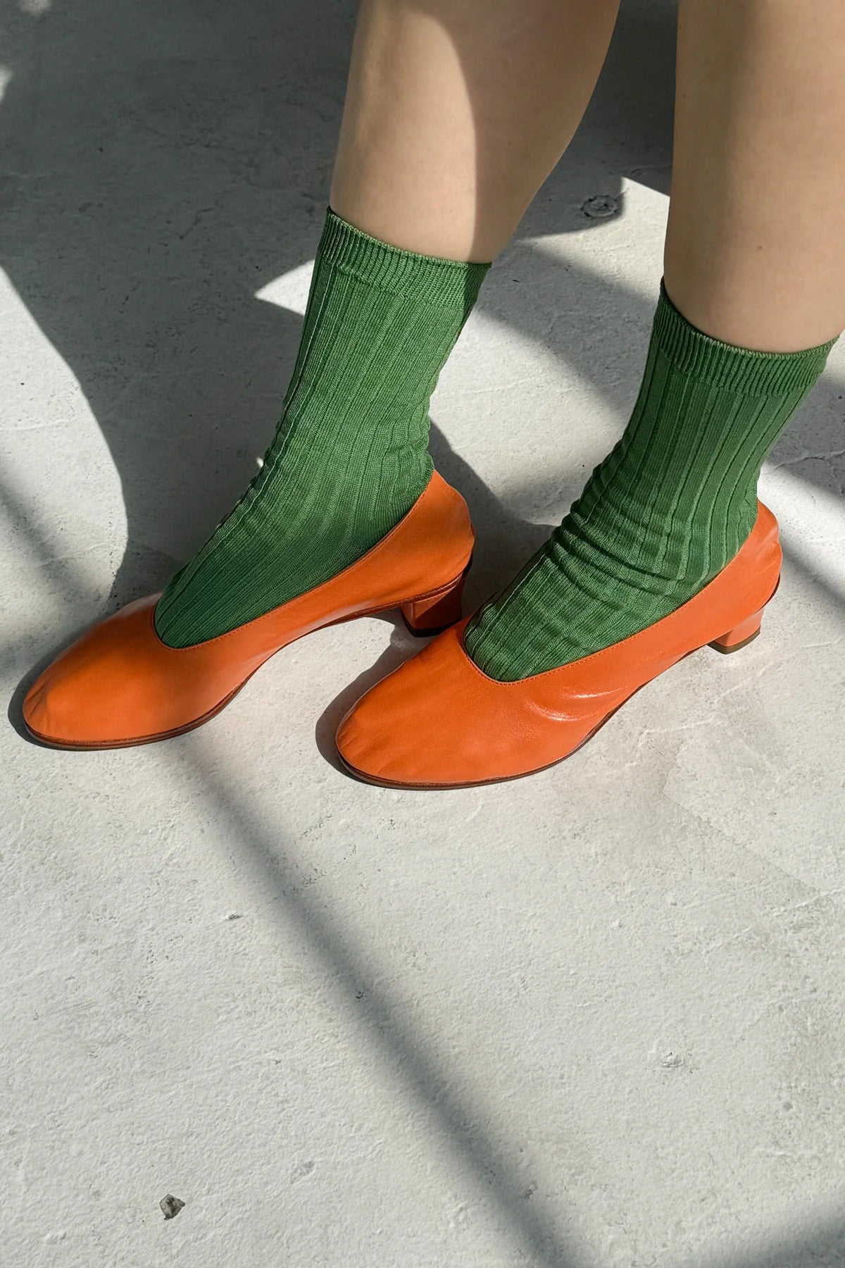 her socks