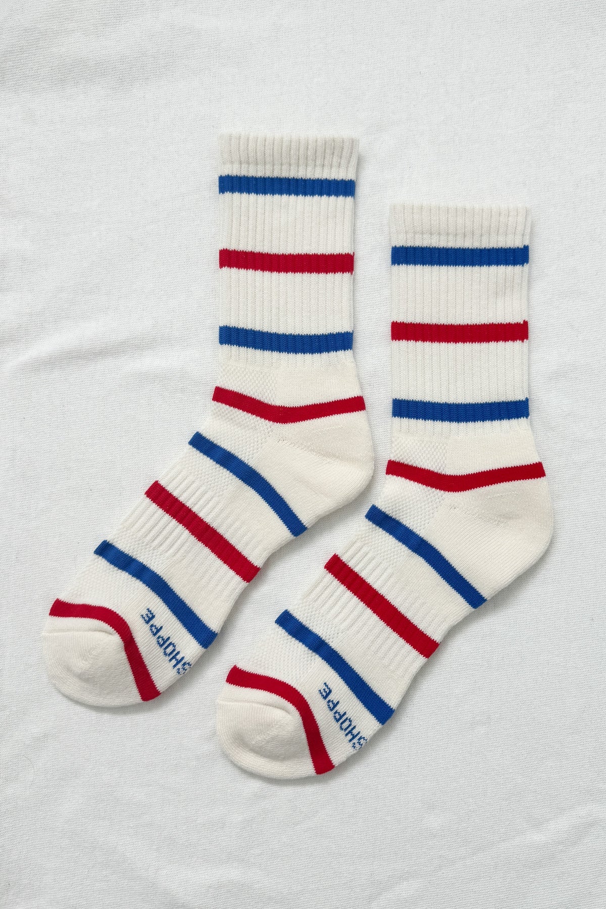 striped boyfriend socks