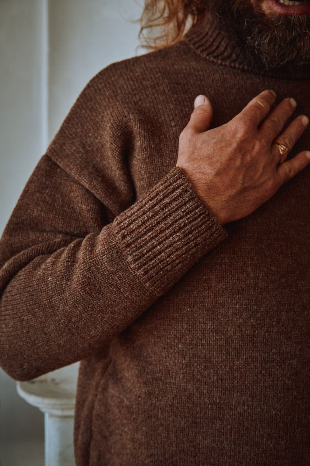 pre-order: jacques merino wool turtleneck sweater