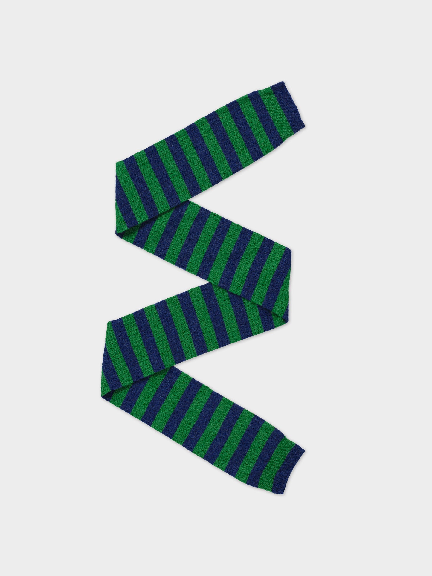 pointelle stripe scarf