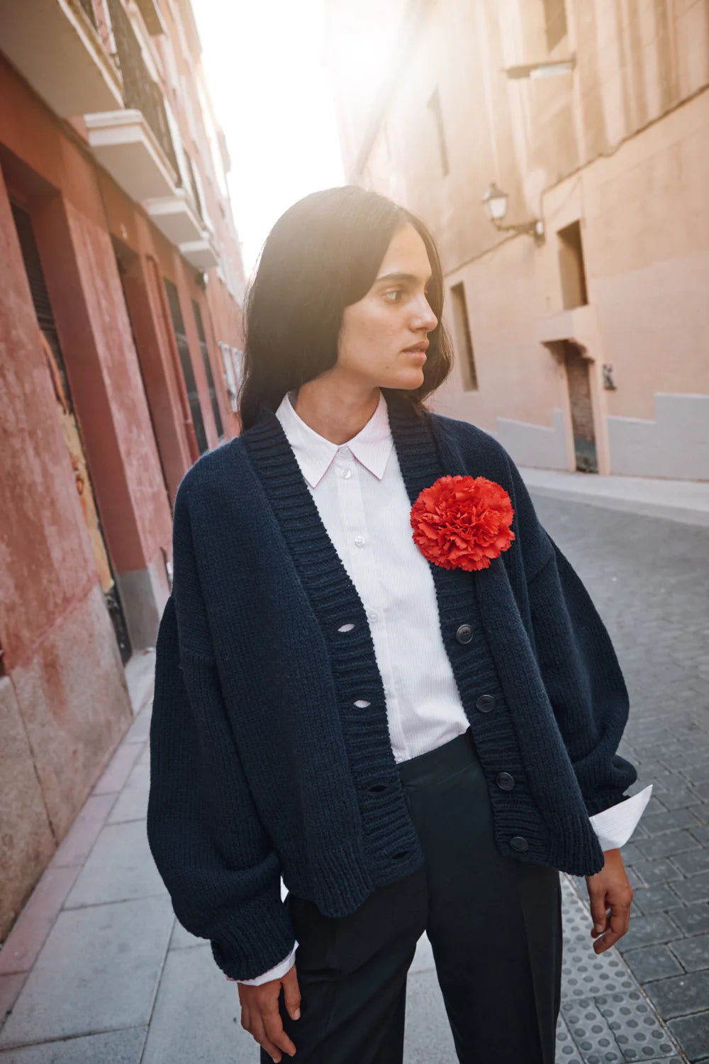 pre-order: luna batwing cardigan in merino wool