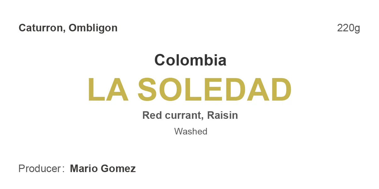 la soledad - colombia - washed