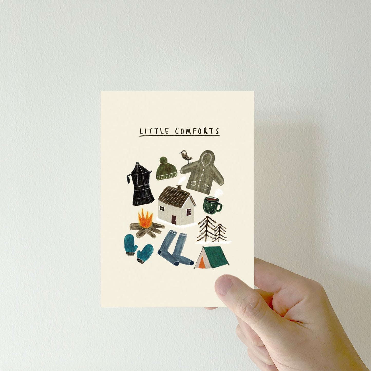 little comforts postcard