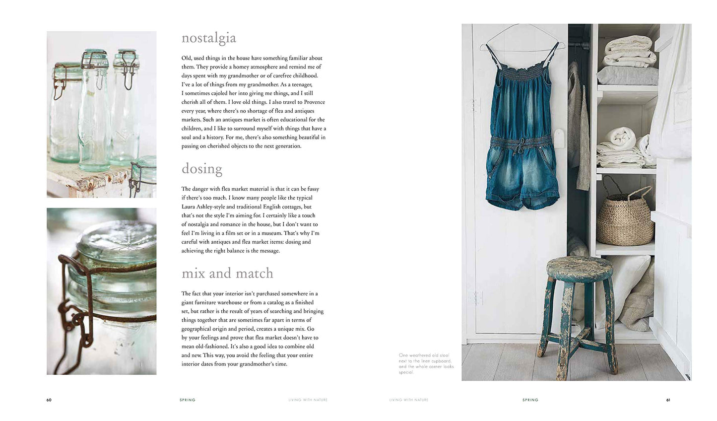 living with nature: decorating with the rhythms of the four seasons - by marie masureel