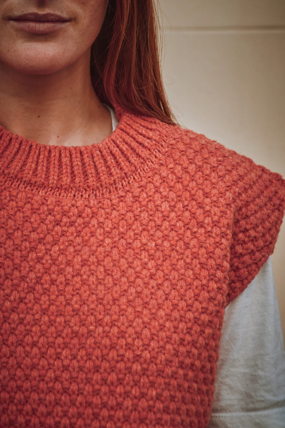 pre-order: maia sleeveless sweater in merino wool