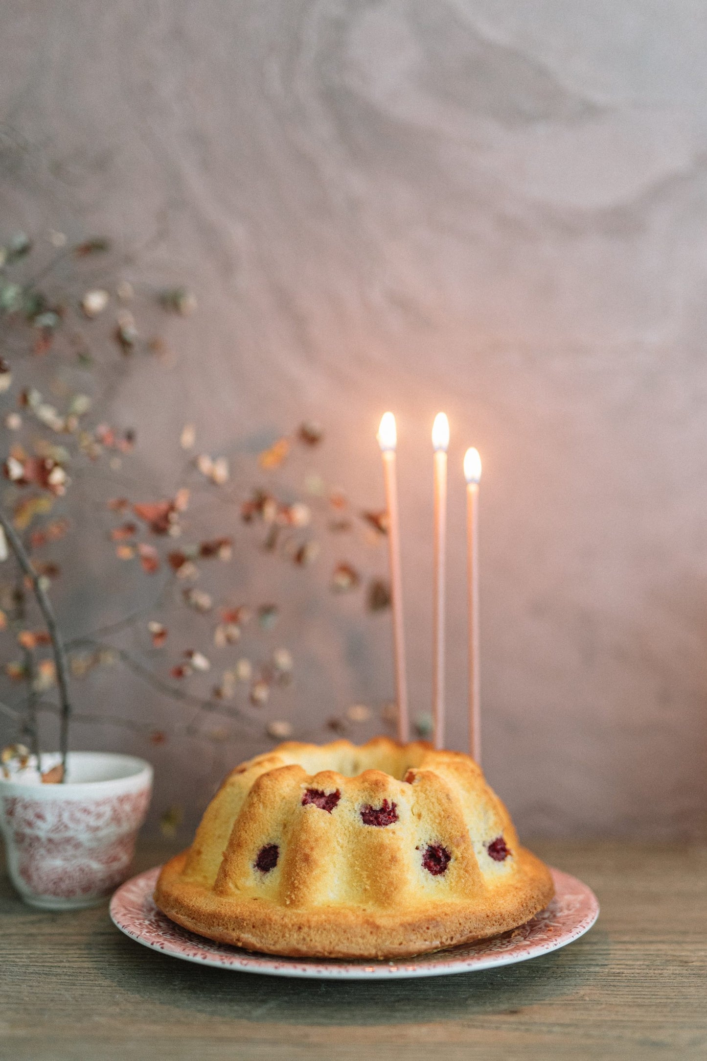 birthday candle set of 2