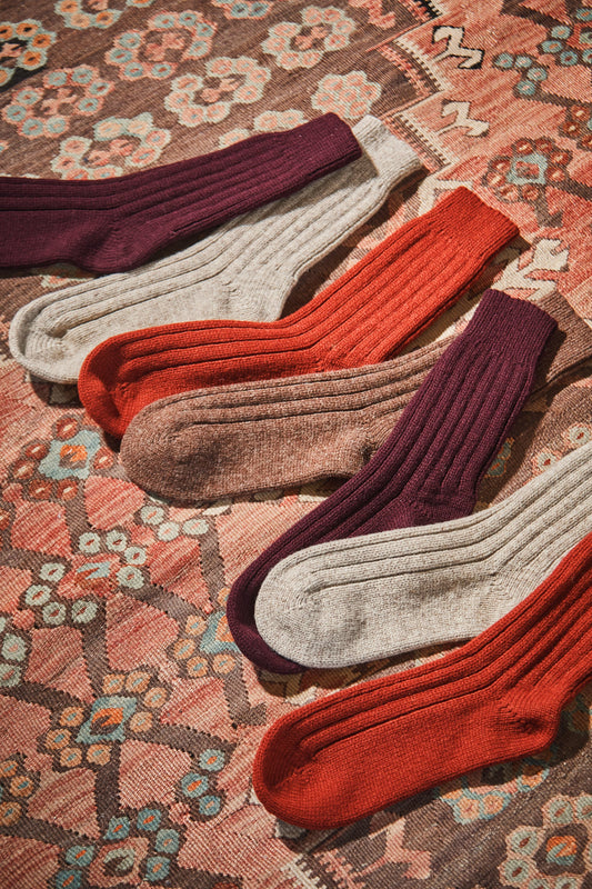 berthe merino wool socks