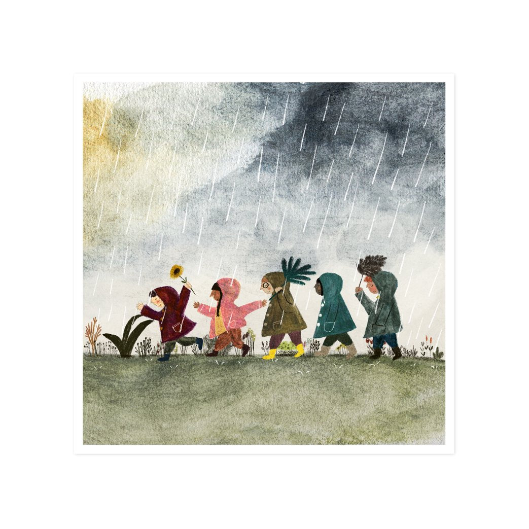 raincoat buddies print